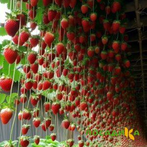 Клубника ампельная Анастасия купить по цене от 370р. в интернет-магазине «Посадика» с доставкой почтой в в Новотроицке и по всей России – [изображение №1].